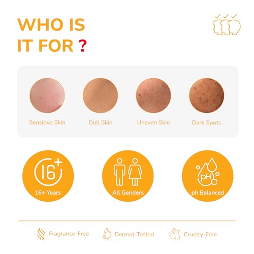 Image of 10% Vitamin C Face Serum with 2% Alpha Arbutin & Cranberry Extract | Brightens & Adds Glow, Fades Pigmentation & Dark Spots | For All Skin Types | For Men & Women - 30 ml