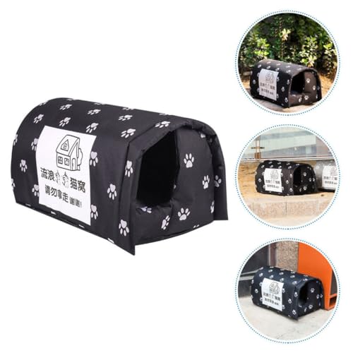 ULTECHNOVO Casas De Gatos Para Gatos Ao Ar Livre Casa De Gato Selvagem Ao Ar Livre Inverno Casa De A