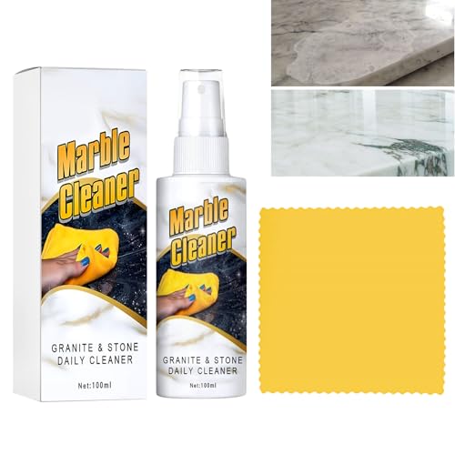 Piedra Natural Limpiador,Suelos para Piedra Care,Limpiador de Placas de Piedra Natural de Trabajo,Natural Stone Care,Limpiador de Piedra,Limpia Suelos Para Piedra de Interior y Exterior(100ml)