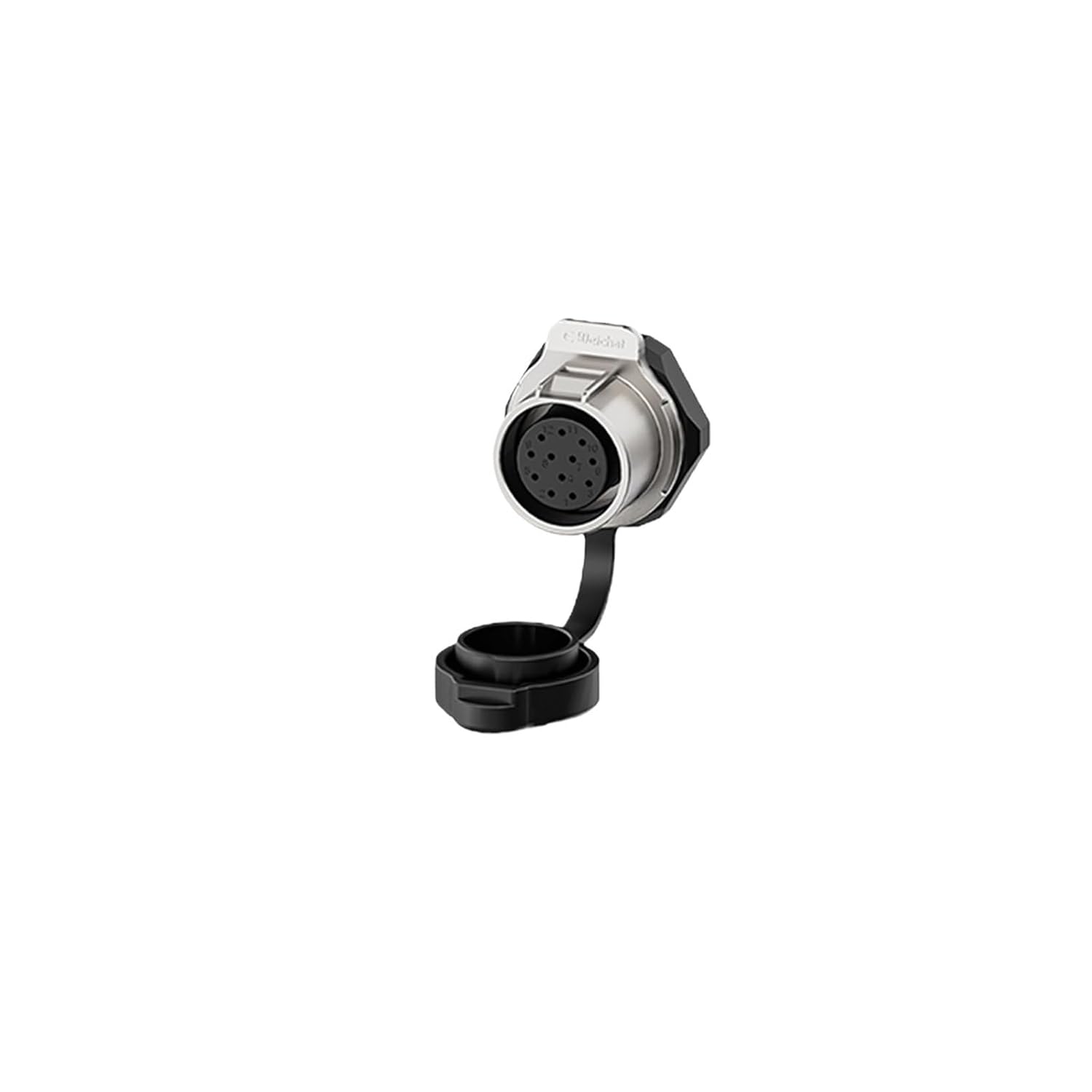 LP20 M20 Waterproof Industrial Circular Electrical Connector 2 3 4-12 Pin Power Connector(12 Pin Female Socket)