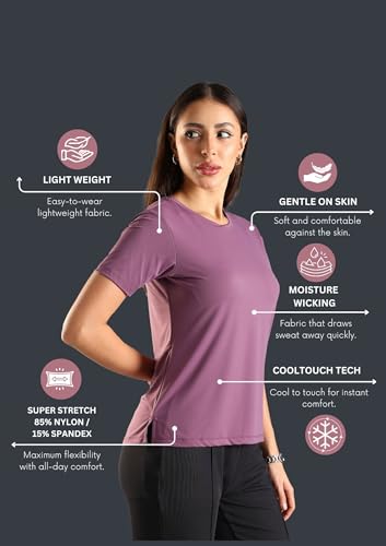 Image of Women's Soft & Stretchy Nylon Sports Top