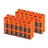 Storacell AAA12pkORG - Organizador de pilas AAA, con capacidad para 12 pilas AAA (paquete de 2)