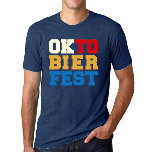 MAIHUN German Oktoberfest Shirt for Men Vintage Love Bier Tshirt Oktoberfest Tee Top