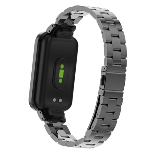 Image of Compatible for Xiaomi Redmi Smart Band Pro Strap,Redmi Smart Band Pro Stainless Steel Metal Replacement Bands Straps Watchband Accessories for Xiaomi Redmi Smart Band Pro Bracelet