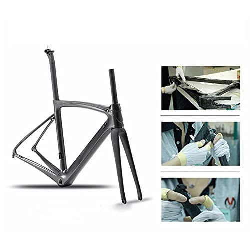 Fayoh Carbon Road Bike Hydraulic Disc Brake Road Bike Carbon Fiber Racing Road Bike With 22 Speeds (Color : Black) #TOP3