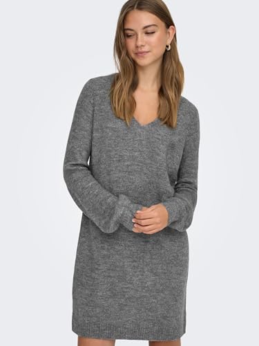 Robe en tricot pour femmes manches longues mi-long style pull - 7