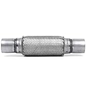 RP Remarkable Power, RK7536 Exhaust Flex Pipe 2" x 8" Heavy Duty Stainless Steel 12"OL