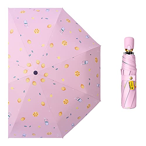 Parapluie à séchage rapide et ultra résistant face au vent rose