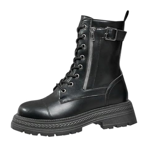 Botines de mujer con plataforma y suela antideslizante para un caminar suave y seguro