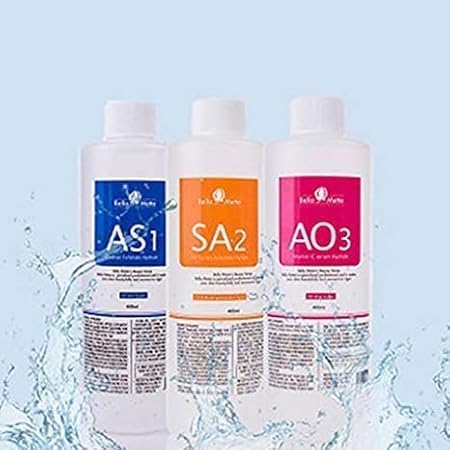 CA Hydra Facial Machine Solution Hydra Facial Serum Peeling Solution Hydrafacial Serum 1200ml, 3 Bottle