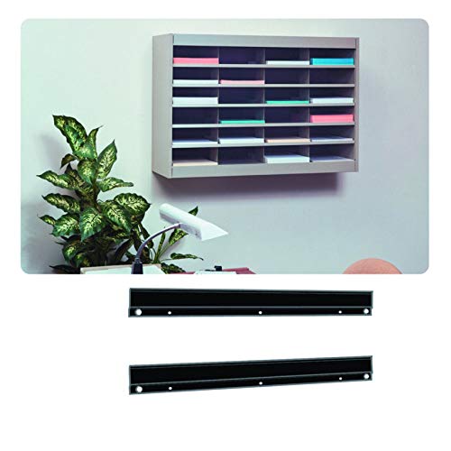 Safco Products 9200BL E-Z Stor Wall Mounting Bracket for use with Models 9211, 9221, 9254GR and 9264GR, sold separately, Black