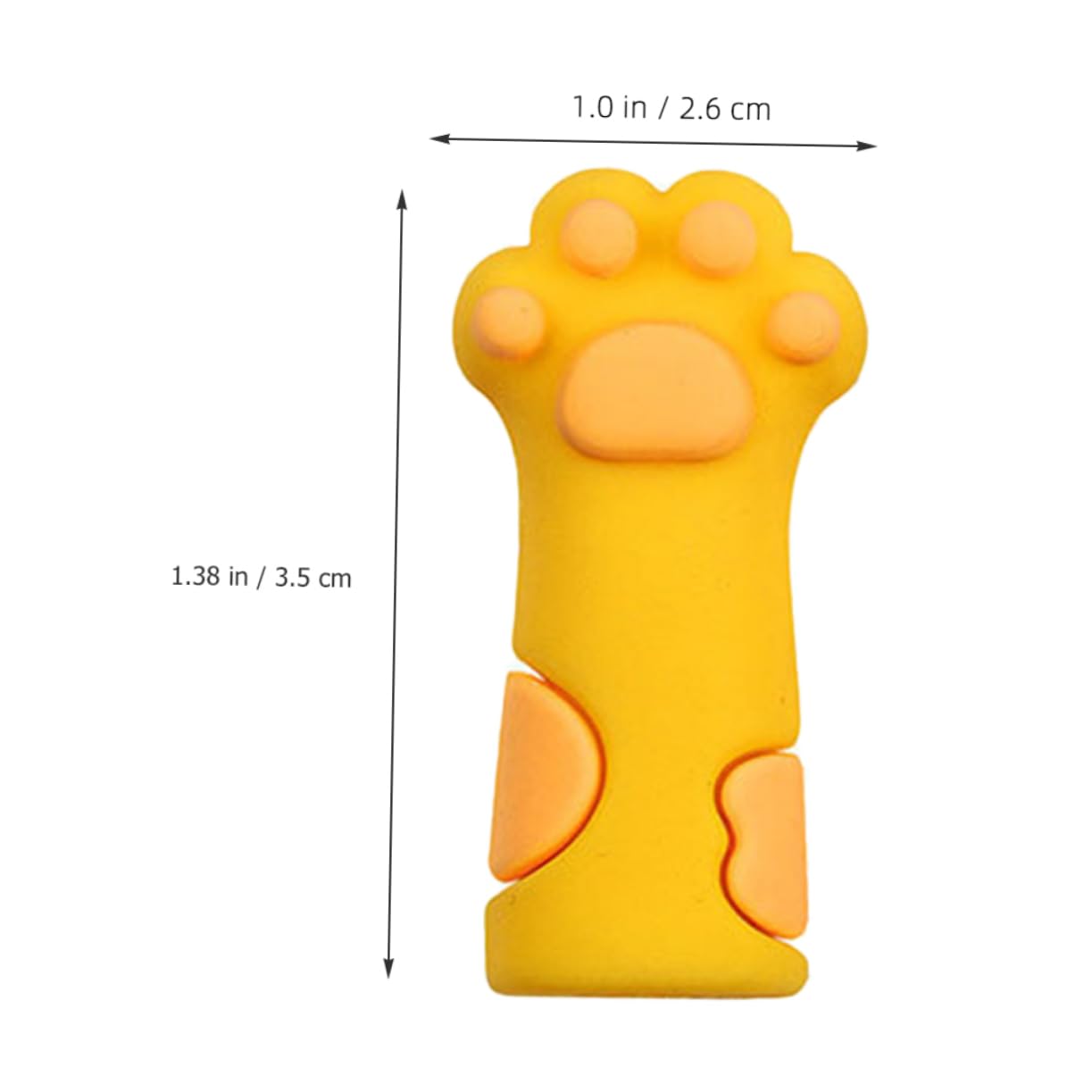 DOITOOL Cat Paw Decorative Cuticle Nipper Cover Durable and Easy to Use Silicone Scissors Protector Set
