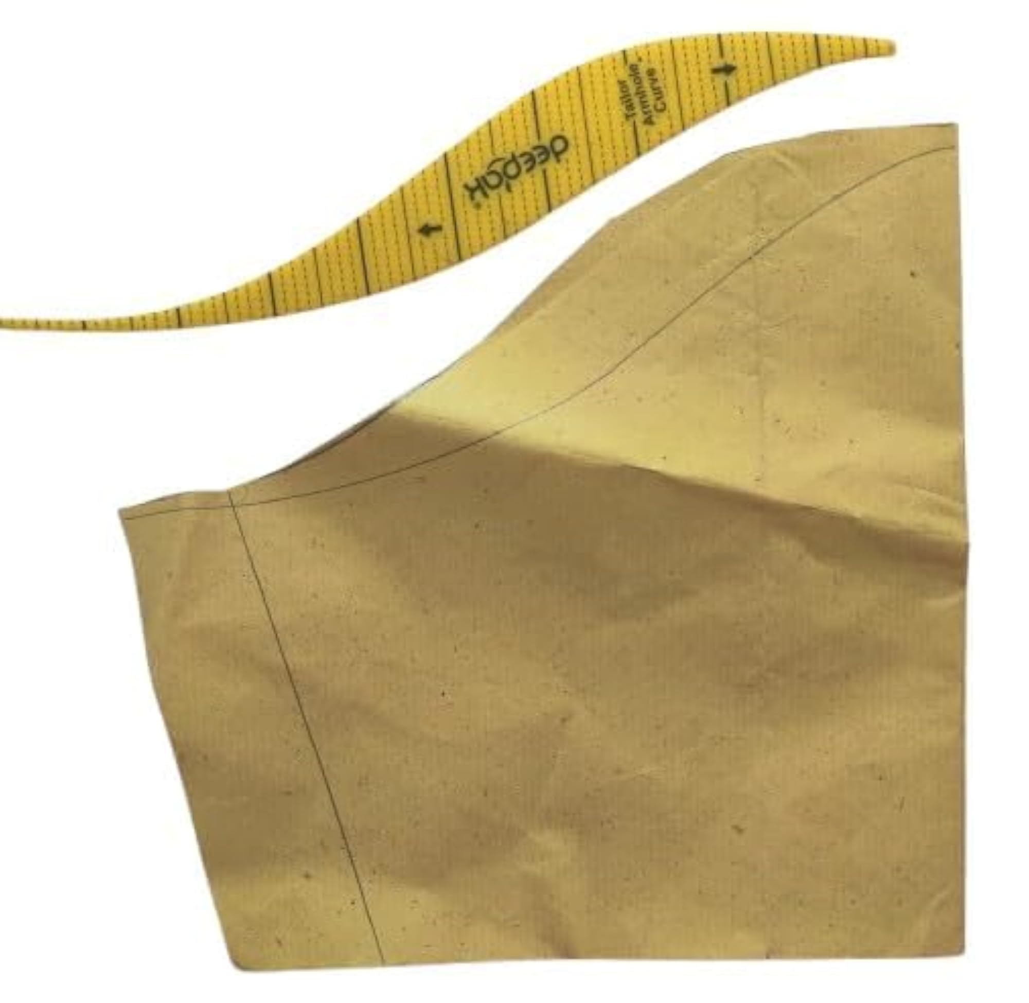 Armhole Curve Sleeve Cutting Pattern Template for Designers
