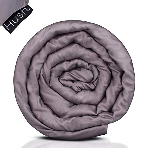 The Hush Iced Blanket 2.0 | Canada’s Original Luxury Cooling Weighted Blanket | 100% Bamboo Cover | Hypoallergenic & Odorless | Relieves Stress & Anxiety | As Seen on Dragon’s Den | (Twin 60x80 | 20LB)