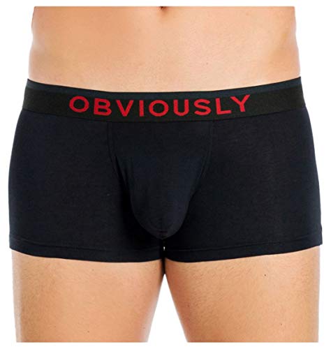 Obviously FreeMan Anatofree Trunk Mens Black Underwear (M/34-36)