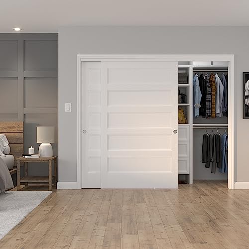 Image of Richelieu | Onward 96-in Bypass Sliding 2 Door Track and Hardware Kit, Zinc