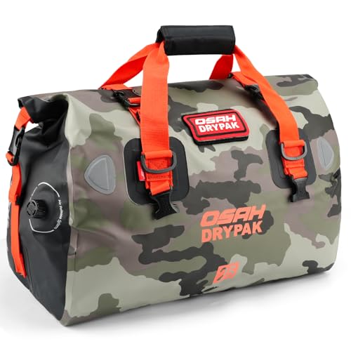Waterproof Duffel Bag - Motorcycle Dry Bag with Large Storage Space, Waterproof Luggage Duffle Bags...