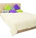 Produktbild FK-Lampem Wohndecke Decke Flauschstoff 200 cm x 220 cm Kuscheldecke Schlafdecke NEU (Creme)
