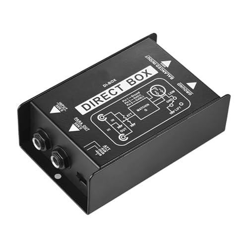 Boîte d'injection directe 3X pour brancher guitare et basse sur console