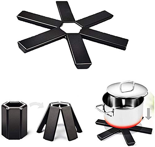 Amazing 🔥 Senksll ABS Creative Folding Heat Insulation placemat, Heat-Proof, Flame Retardant Pot mat,7.5 inch Non-Slip Table mat! Set of 2 Holiday Deals 🛒 Senksll ABS Creative Folding Heat Insulation placemat, Heat-Proof, Flame Retardant Pot mat,7.5 inch Non-Slip Table mat! Set of 2