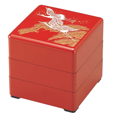 割烹漆器 若泉漆器 お重箱 5.5寸重
