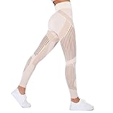 Photo Gallery yunafit leggings cleo a compressione da donna, per sport, palestra, a vita alta, colore nero, cocco, l Photo Gallery yunafit leggings cleo a compressione da donna, per sport, palestra, a vita alta, colore nero, cocco, l