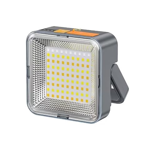 Solar & USB Rechargeable LED Camping Lantern with Power Bank, Portable COB Work Light, 5 Lighting Modes, Emergency Tent Light with Hanging Hook for Camping, Hiking, Fishing, Garage & Power Outages-image-25