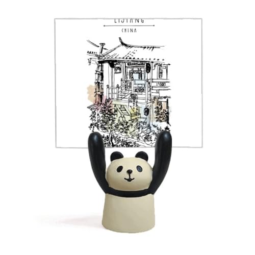 Porte-note panda avec inscription Dali pour une déco zen
