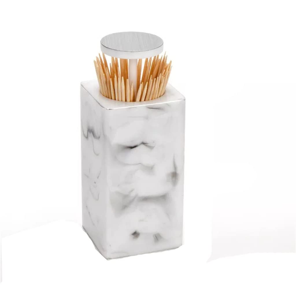 VHcgCGJ toothpick dispenser, toothpick dispenser,Household Toothpick Canister Cotton Swab Box Living Room can
