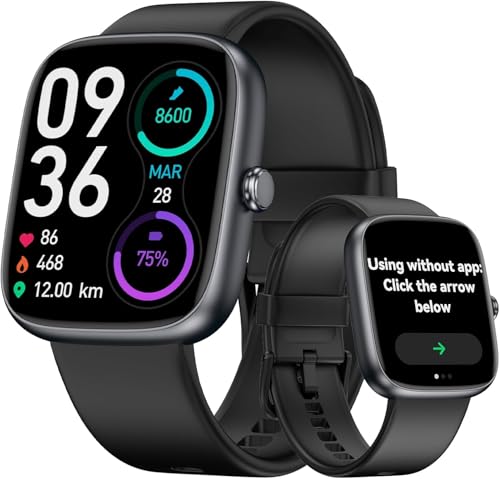 LIVIKEY Smart Watch Senior Friendly Large Font No App/Phone...