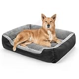 Teodty Dog Beds for Medium Dogs, Washable Pet Bed Mattress Comfortable, Warming Rectangle Bed for Me