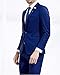 Slim Fit Royal Blue Wedding Suits 2 Pieces Men's Suits Groom Tuxedos Business Suit Blue 42/36