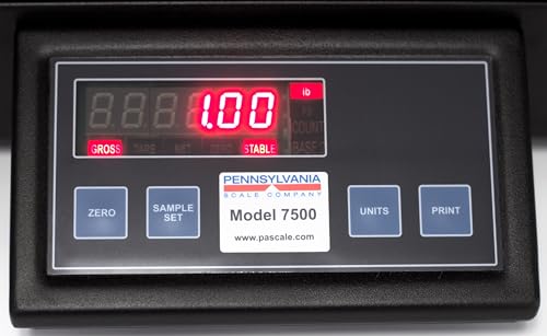 Báscula de conteo Pennsylvani 100 lb x .01 lb 12x14" miniatura 5