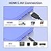 DVD Players for TV Desobry Mini DVD Player HDMI RCA Output 1080P HD All Region Free DVD Player with Remote Control, Compact DVD Player for Smart TV Support USB/TF Card, PAL/NTSC