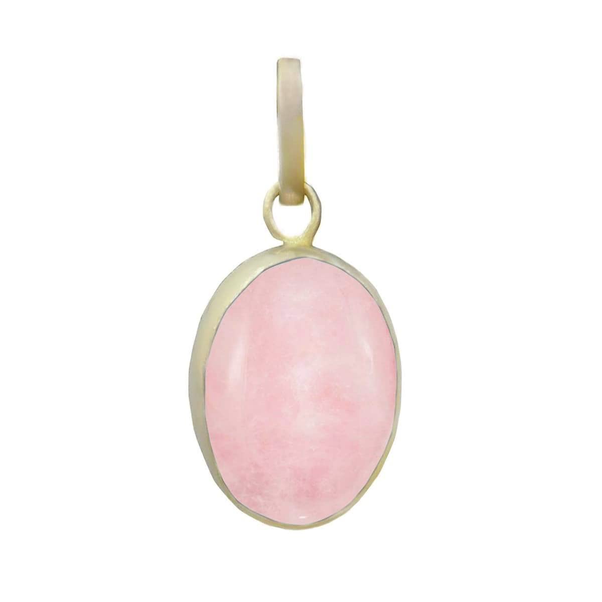 takshila gems Natural 9 Carat Rose Quartz Pendant in 925 Silver Lab Certified Rose Quartz Crystal Stone Locket, Pink Rose Quartz Pendant-picture-38