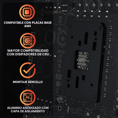 Placa trasera AM5 M4 Thermal Grizzly componente de montaje premium para placas base AMD AM5 3