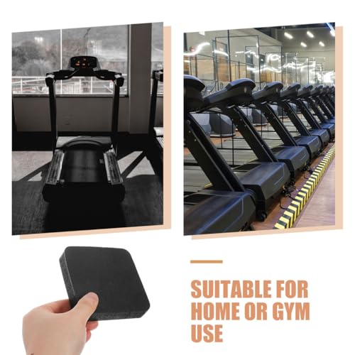Alasum 6 Pack Tapete para Cinta de Correr Grosor para Piso de Baldosa Amortiguador de Vibraciones y Reducción de Ruido Antideslizante para Equipos de Fitness en Gimnasio en Casa 4.33 X 4.33 X 0.47 pulgadas miniatura 7
