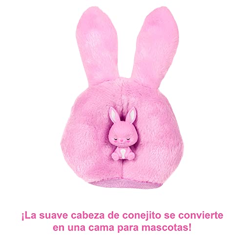 Barbie Cutie Reveal Muñeca Conejo Juguete que desvela su color en el agua, regalo para niñas y niños +3 años (Mattel HHG19)