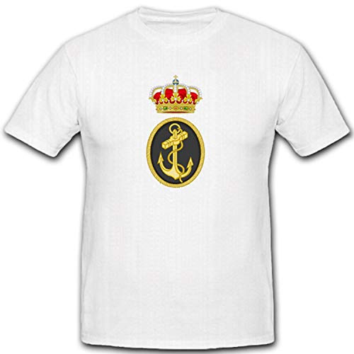 T-shirt blanc XXX-Large armée espagnole et emblème Marine Espana #7328