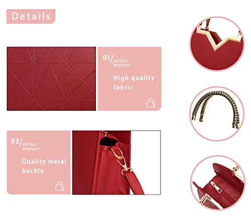 Image of JHVYF Shoulder bags for Women Trendy Crossbody bags Casual Satchels Purse Ladies' Tote Bag