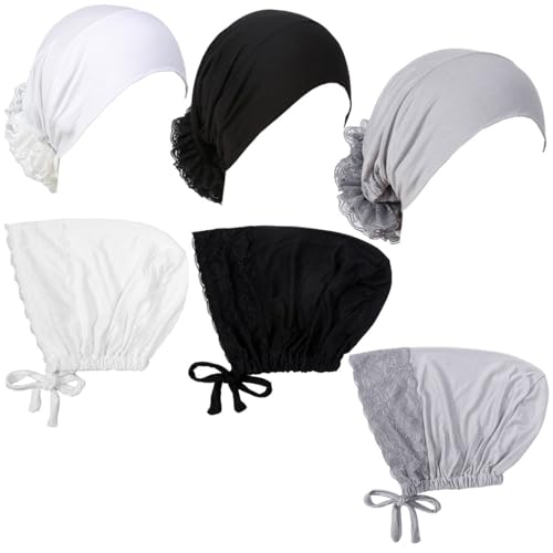 ® Hijab Scarves for Women Hijab Undercap with Tie Adjustable Islamic Muslim Undercap
