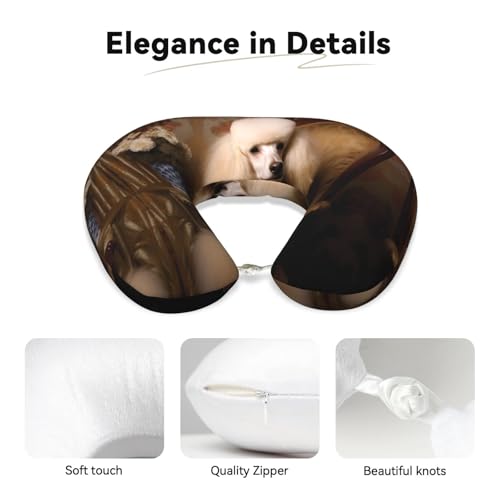 Almohada de espuma viscoelástica para viaje U-shaped miniatura 3
