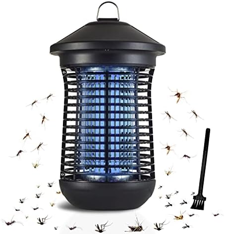 FUZYKON Bug Zapper Outdoor, 4000V 20W High Power Electric Mosquito Zapper, Fly Zapper Indoor Mosquito Trap,Waterproof Mosquito Killer for Home Kitchen Patio Camping
