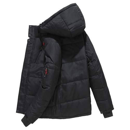 Chaqueta acolchada gruesa de invierno para hombre contra el frío y la lluvia