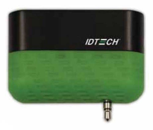 ID Technologies ID-80110010-001 Shuttle Secure Mobile MagStripe Reader, Track 1 and 2, Green