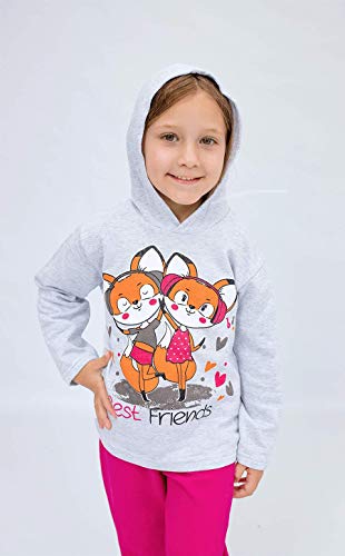 KIT com 3 Conjuntos de Inverno Calça+Blusa Menina (4)