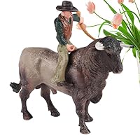 Amazon.co.jp: ロデオのおもちゃ - リアルなスペインの闘牛士の牛の