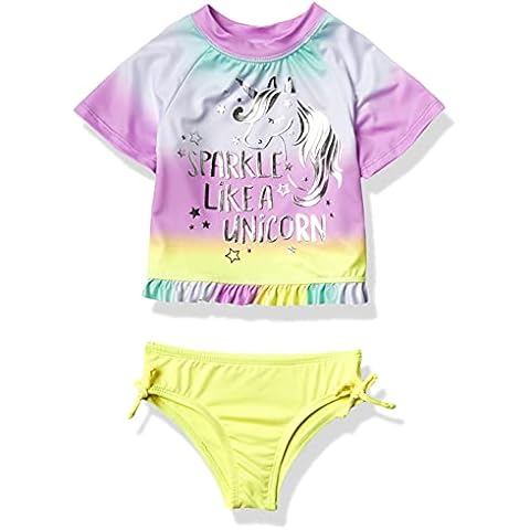 Wippette Baby-Mädchen Two-Piece Printed Rashguard Rash-Guard-Set, violett, 4 Jahre Cover