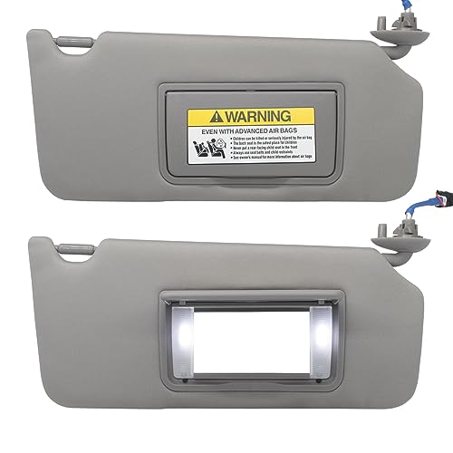 image for CRAZYPARTS Driver Left & Passenger Right Side Sun Visor Replacement Co