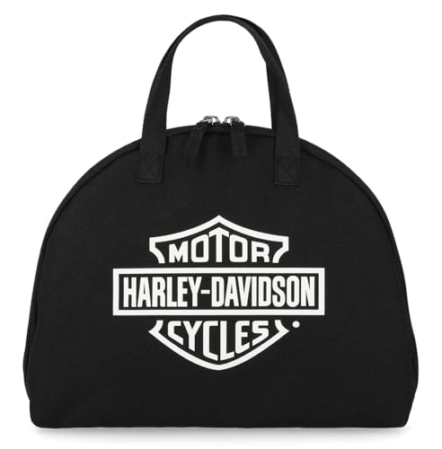 Harley-Davidson Women's Bar & Shield Logo Travel Cosmetic Bag w/Handles - Black